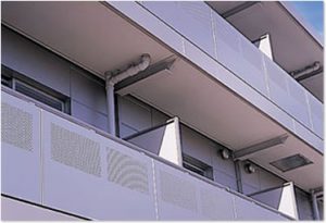 Blind Panel below Handrail in Balcony