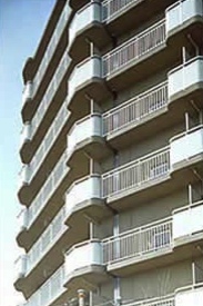 Blind Panel below Handrail in Balcony